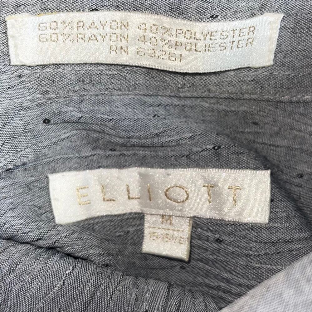 Elliott Gray Crinkle Button Up Shirt - Picture 8 of 11